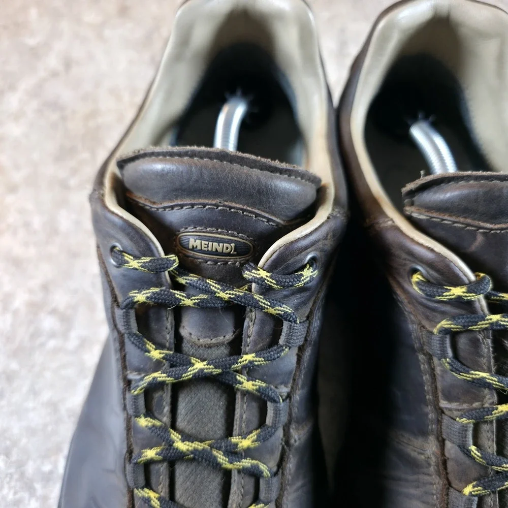 Meindl Pflege II Leather Hiking Shoes Men 13 EE Wide Gore-Tex Made In ITALY